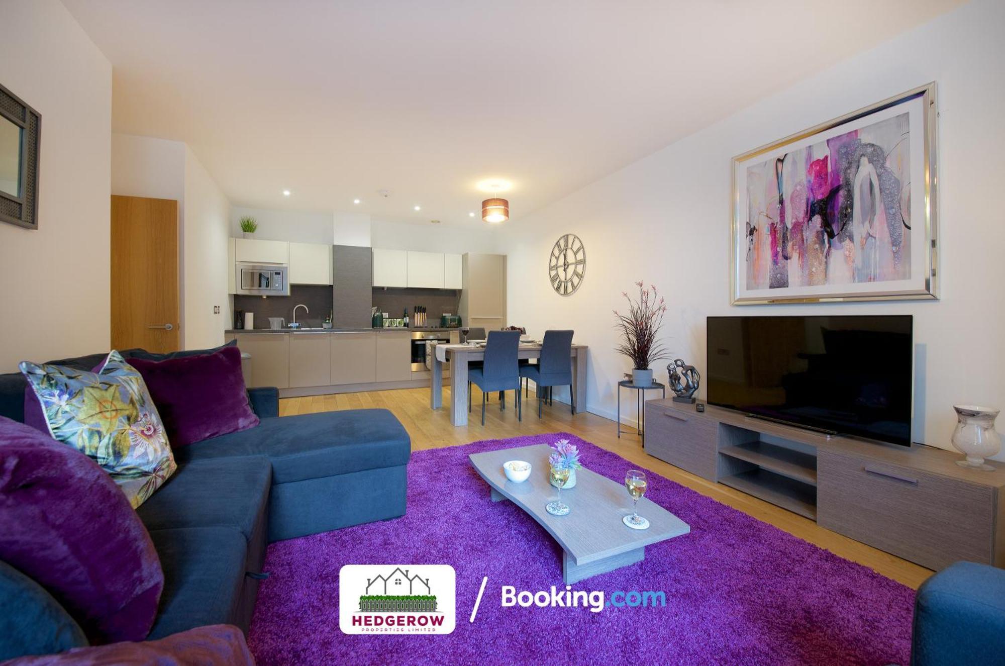 Premium Deals On Modern 2 -Bed 2-Bath Central City 122 High Street Flat For Movers & Pros By Hedgerow Manchester Exteriör bild